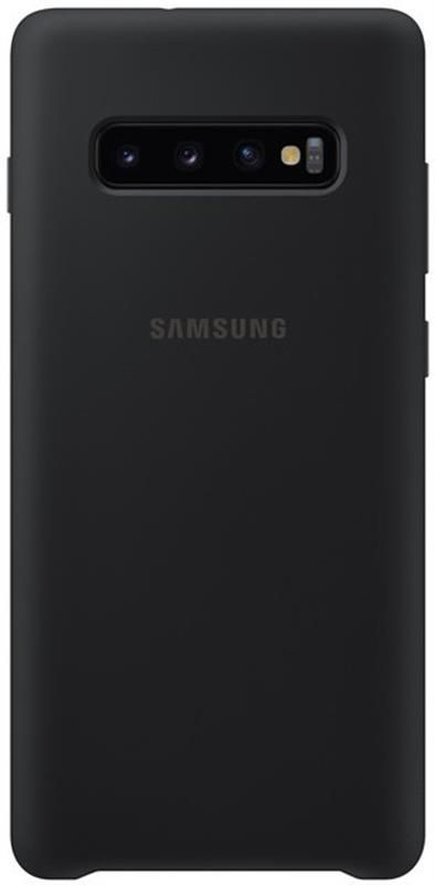 Чохол-накладка Samsung Silicone Cover для Samsung Galaxy S10+ SM-G975 Black (EF-PG975TBEGRU)