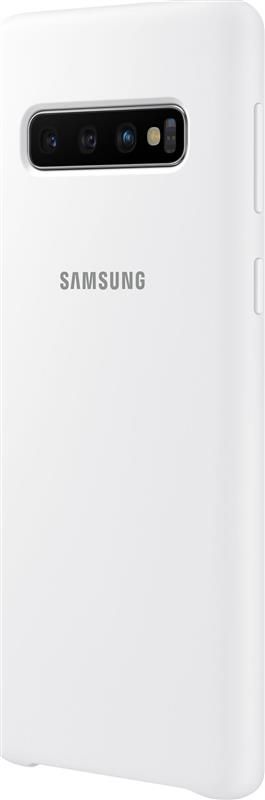 Чохол-накладка Samsung Silicone Cover для Samsung Galaxy S10 SM-G973 White (EF-PG973TWEGRU)