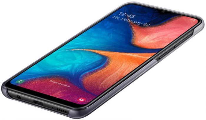 Чохол-накладка Samsung Gradation Cover для Samsung Galaxy A20 SM-A205 Black (EF-AA205CBEGRU)