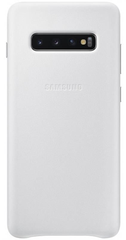 Чохол-накладка Samsung Leather Cover для Samsung Galaxy S10+ SM-G975 White (EF-VG975LWEGRU)