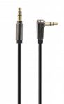 Аудіо-кабель Cablexpert 3.5 мм - 3.5 мм (M/M), 1 м, чорний (CCAPB-444L-1M)