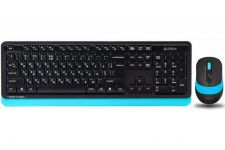 Комплект (клавіатура, мишка) бездротовий A4Tech FG1010 Black/Blue USB