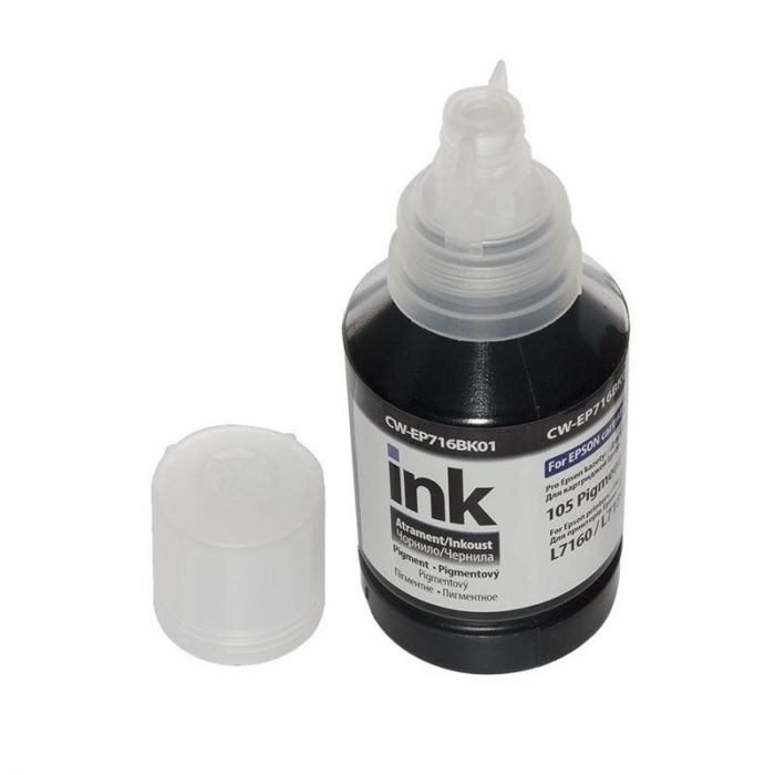 Чорнило ColorWay Epson L-7160/7180 (Black Pigment) (ColorWay-EP716BK01) 140мл