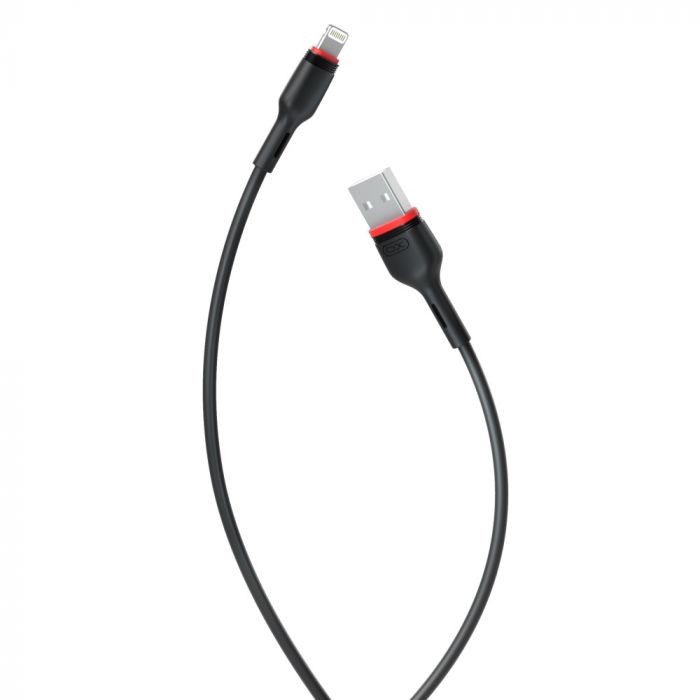 Кабель XO NB-P171 USB - Lightning, (M/M), 2.4A 1 м Black (6920680873647)