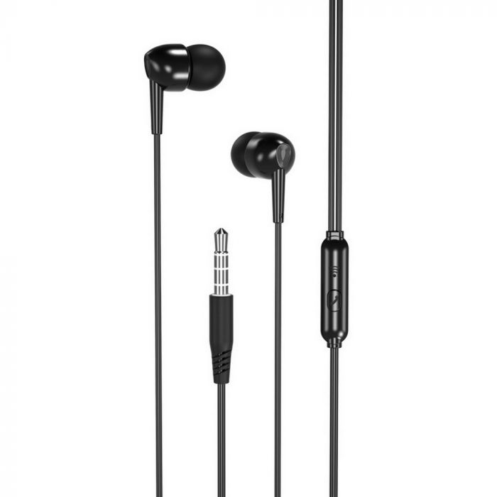Гарнітура XO EP37 In-ear Earphone Black (6920680877881)