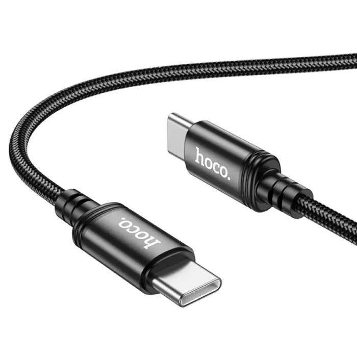 Кабель Hoco X89 Wind USB Type-C - USB Type-C (M/M), 1 м, Black (6931474784384)