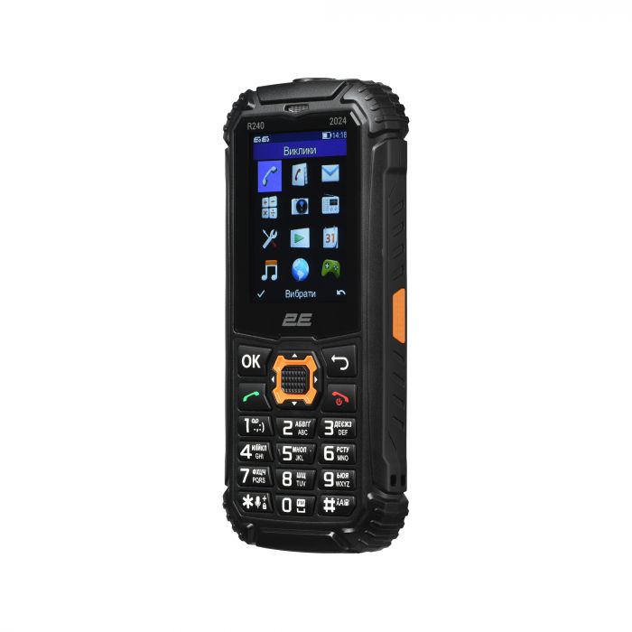 Мобiльний телефон 2E R240 2025 Dual Sim Black (694743657623)