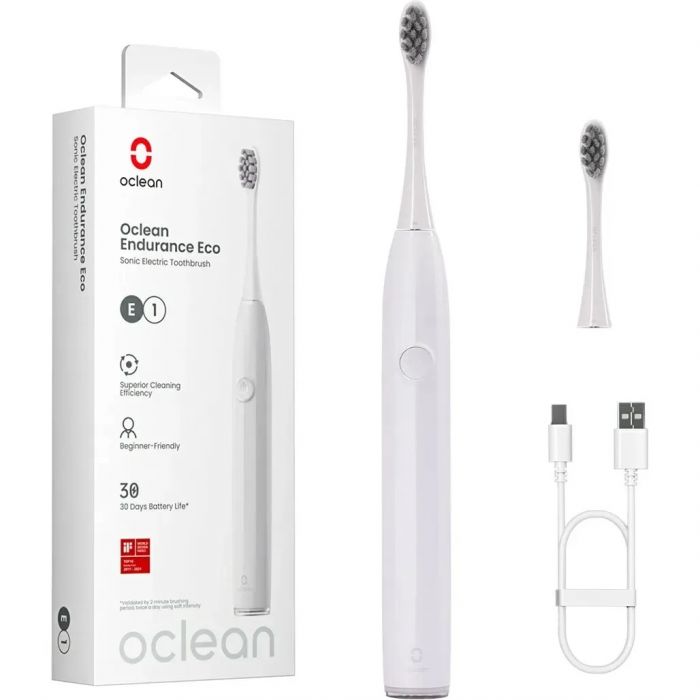 Розумна зубна електрощітка Oclean Endurance Eco Electric Toothbrush White (6970810553338)