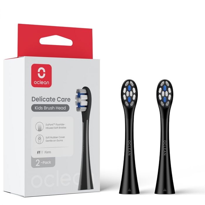 Насадка для зубної електрощітки Oclean X Kids P3K8 Black (2 шт) (6970810557398)