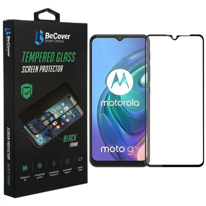 Захисне скло BeCover для Motorola Moto G20 Black (706453)