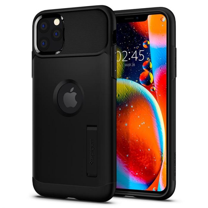 Чохол-накладка Spigen Slim Armor для Apple iPhone 11 Pro Black (077CS27099)