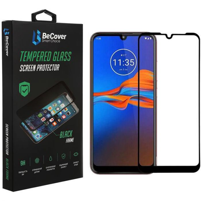 Захисне скло BeCover для Motorola Moto E6i Black (706654)