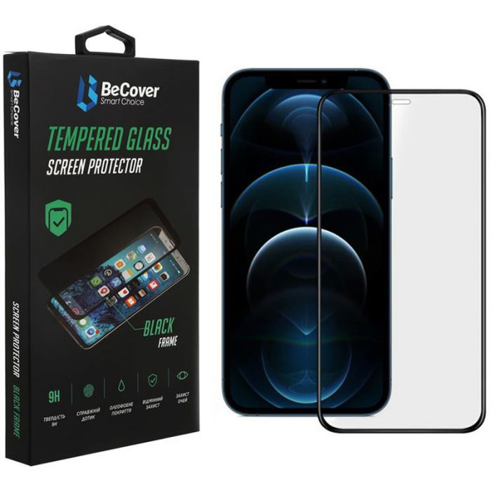 Захисне скло BeCover для Apple iPhone 13 Mini Black (706665)