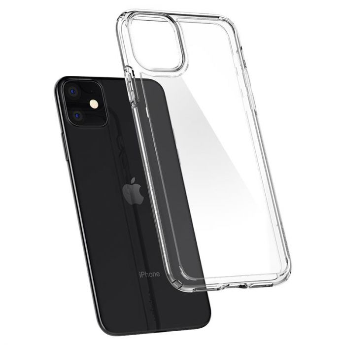 Чохол-накладка Spigen Crystal Hybrid для Apple iPhone 11 Crystal Clear (076CS27086)