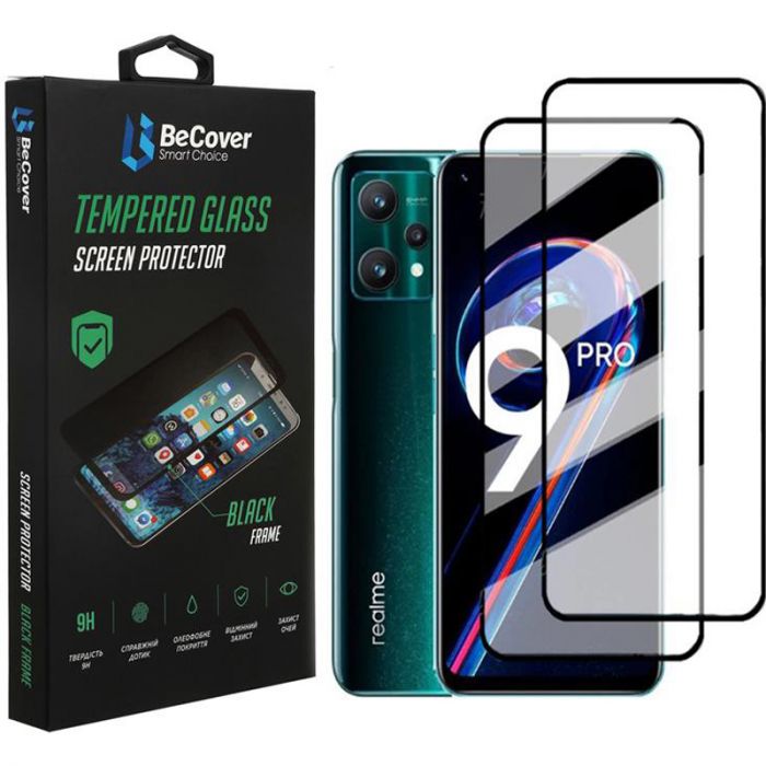 Захисне скло BeCover для Realme 9 Pro/9i Black (707878)