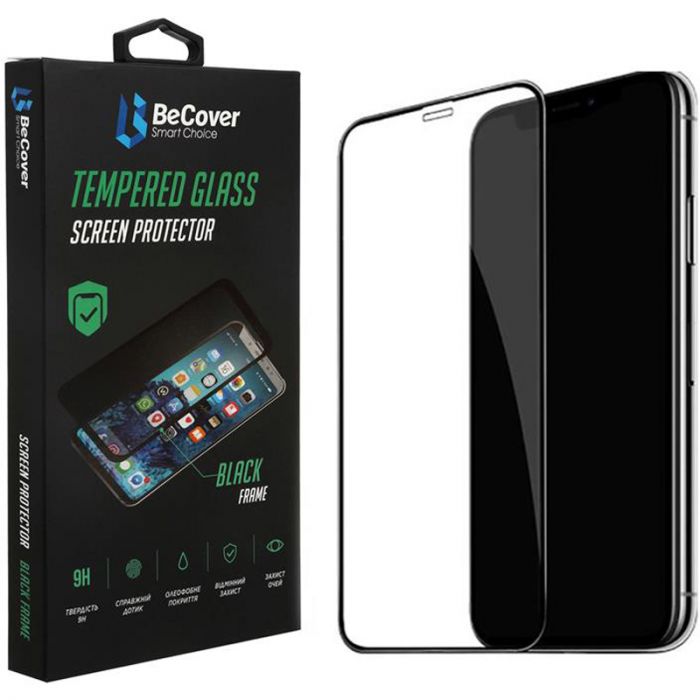 Захисне скло BeCover для Apple iPhone 14 Plus Black (707971)