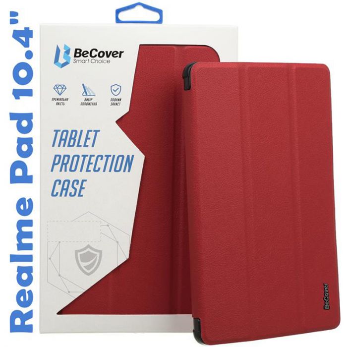 Чохол-книжка BeCover Smart для Realme Pad 10.4" Red Wine (708269)