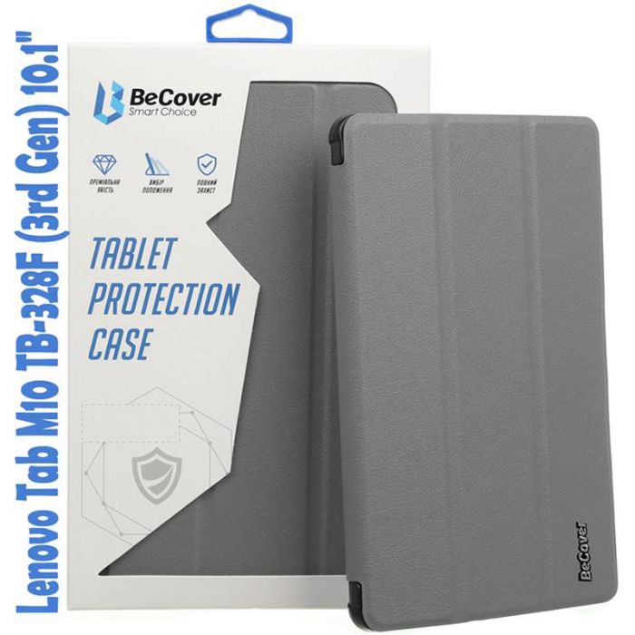 Чохол-книжка BeCover Smart для Lenovo Tab M10 TB-328F (3rd Gen) 10.1" Gray (708284)