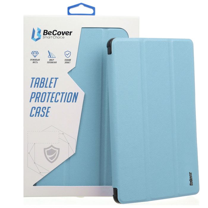 Чохол BeCover Tri Fold Soft TPU з кріпленням Apple Pencil для Apple iPad Air 11" M2 2024 Light Blue (711403)