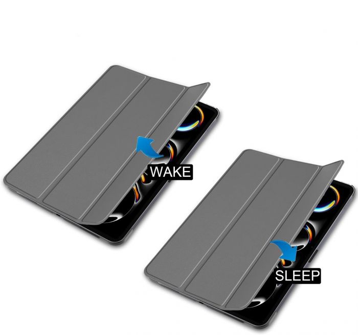 Чохол-книжка BeCover Smart Case для Apple iPad Pro 11" M4 2024 Gray (711625)