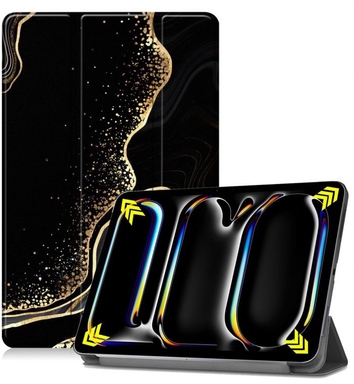 Чохол-книжка BeCover Smart Case для Apple iPad Pro 11" M4 2024 Black Abstraction (711630)