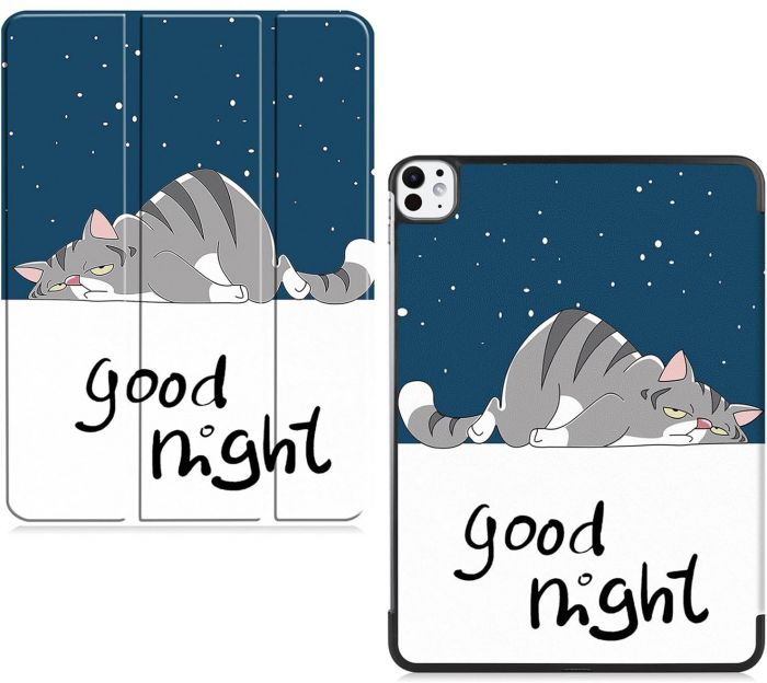 Чохол-книжка BeCover Smart Case для Apple iPad Pro 11" M4 2024 Good Night (711636)