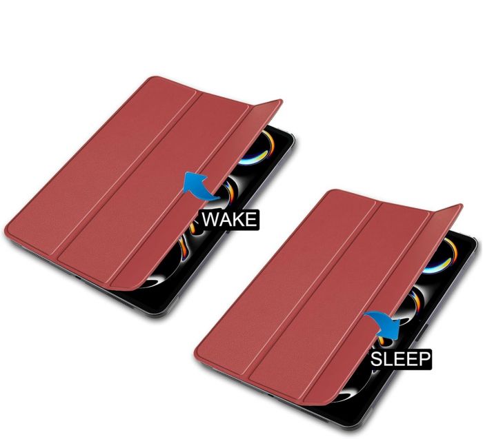 Чохол-книжка BeCover Smart Case для Apple iPad Pro 13" M4 2024 Red Wine (711647)