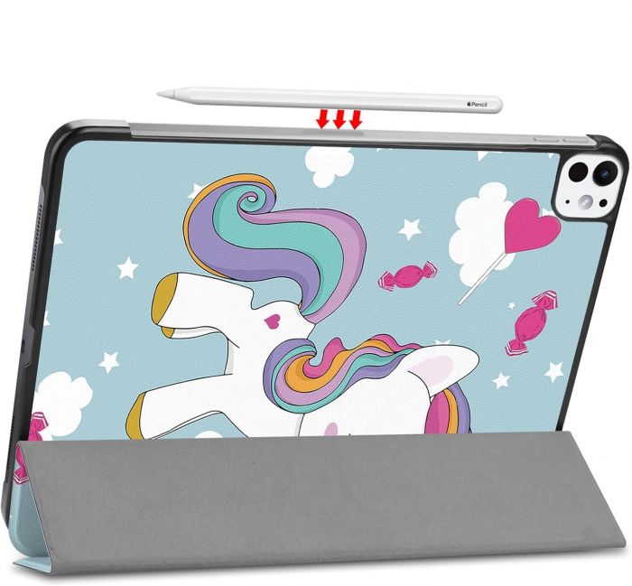 Чохол-книжка BeCover Smart Case для Apple iPad Pro 13" M4 2024 Unicorn (711652)