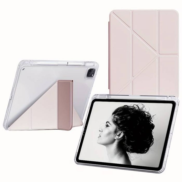 Чохол-книжка BeCover Ultra Slim Origami для Apple iPad Pro M4 2024 11" Pink (711691)