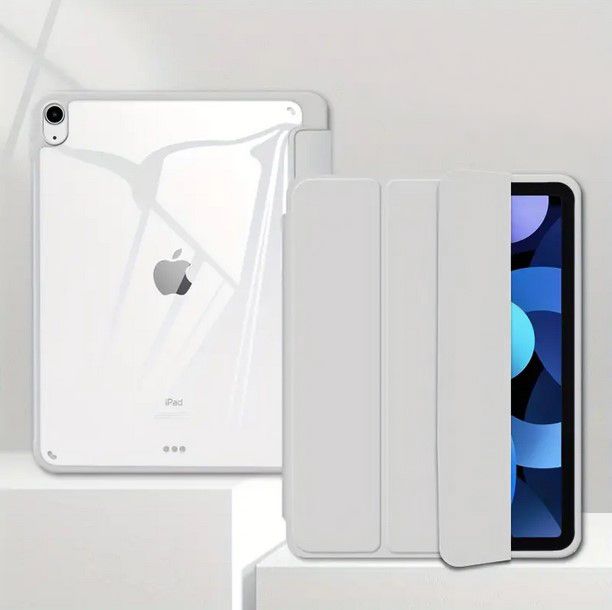 Чохол-книжка BeCover Soft Edge TPU з кріпленням Apple Pencil для Apple iPad Air 11 M2 2024 11" Gray (711705)