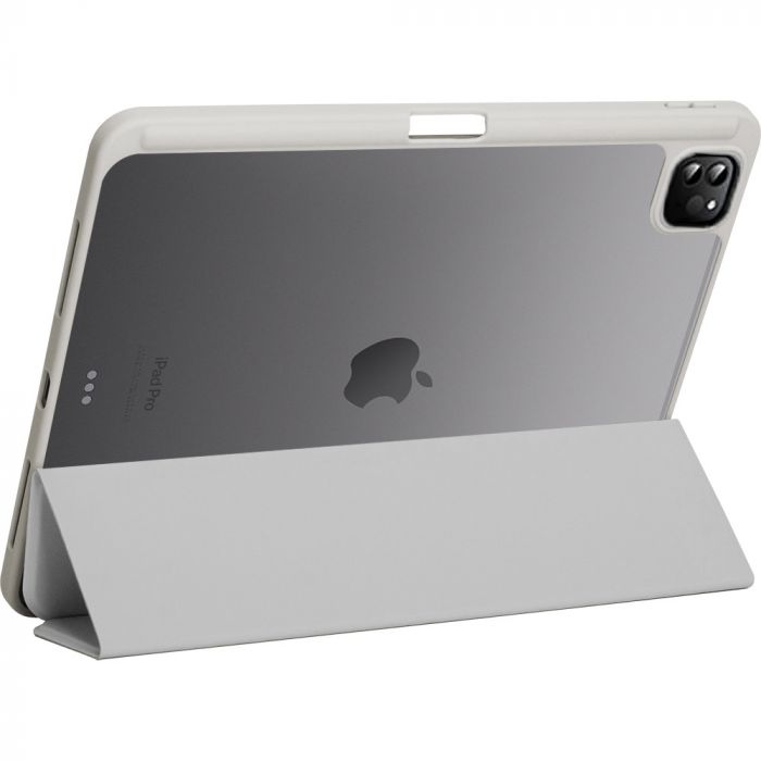 Чохол-книжка BeCover Soft Edge TPU з кріпленням Apple Pencil для Apple iPad Pro 12.9 2020/2021/2022 Gray (711709)