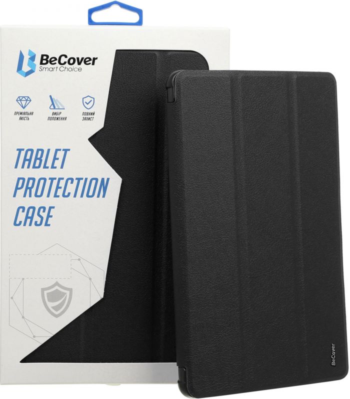 Чохол-книжка BeCover Soft Edge TPU з кріпленням Apple Pencil для Apple iPad Pro 13" M4 2024 Black (711717)