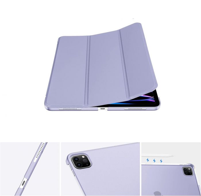 Чохол-книжка BeCover Tri Fold Hard для Apple iPad Pro 12.9 2020/2021/2022 Purple (711722)