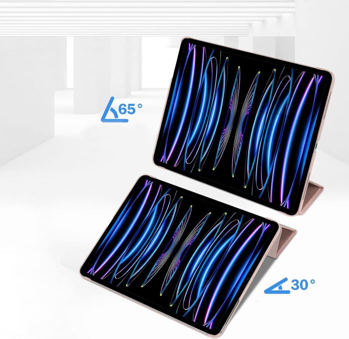 Чохол-книжка BeCover Tri Fold Hard для Apple iPad Air 13" M2 2024 Pink (711724)