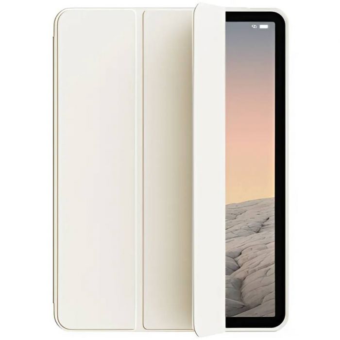 Чохол-книжка BeCover Tri Fold Soft TPU Silicone для Apple iPad Air 13" M2 2024 Beige (711740)