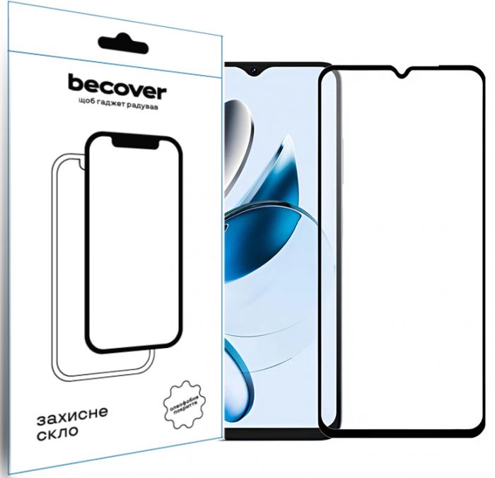 Захисне скло BeCover для Blackview Color 8 Black (712127)