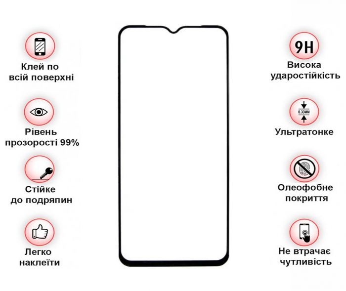 Захисне скло BeCover для Blackview A52 Pro Black (712128)