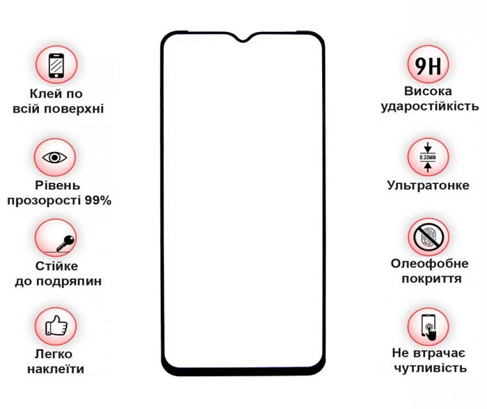 Захисне скло BeCover для Ulefone Armor 12s Black (712129)