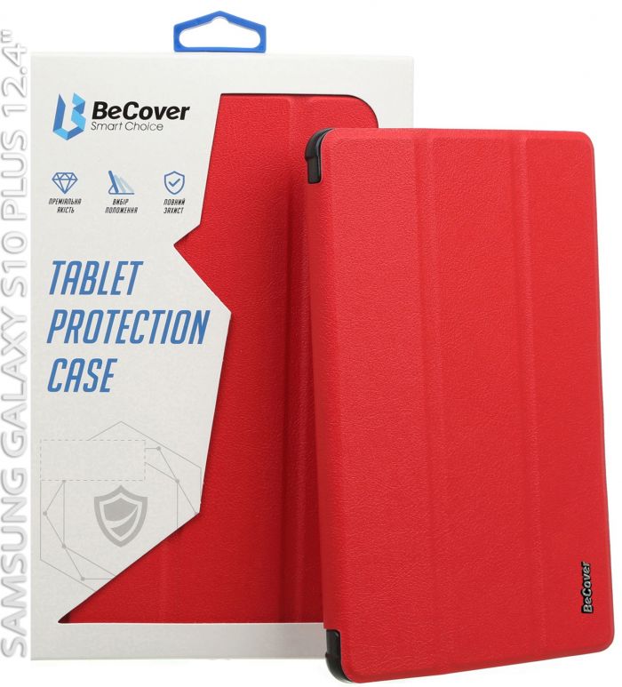 Чохол-книжка BeCover Smart Case для Samsung Galaxy Tab S10 Plus SM-X820/SM-X826 Red (712238)