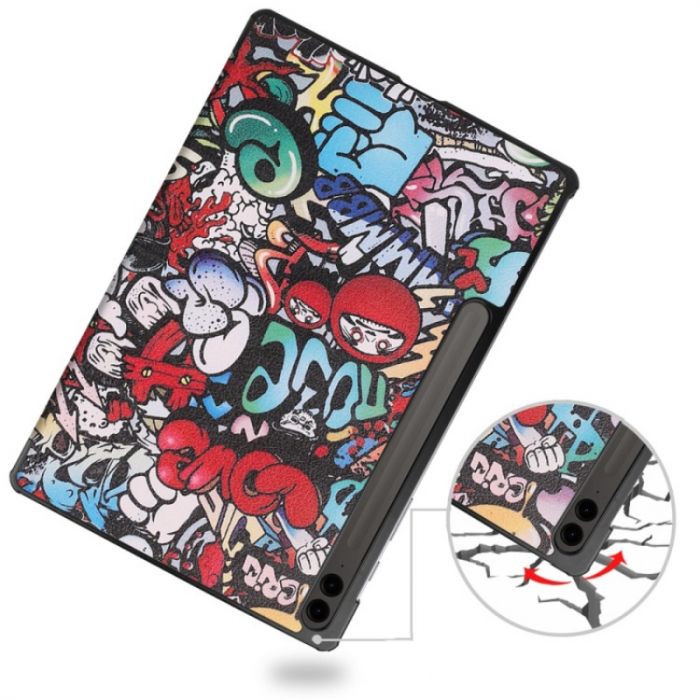 Чохол-книжка BeCover Smart Case для Samsung Galaxy Tab S10 Plus SM-X820/SM-X826 Graffiti (712243)