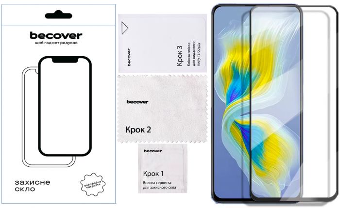 Захисне скло BeCover для Infinix Smart 9 (X6532) Black (712347)