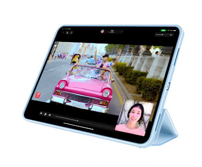 Чохол-книжка BeCover Tri Fold Soft TPU для Apple iPad Mini 7 2024 8.3" Light Blue (712447)