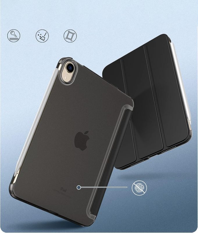 Чохол-книжка BeCover Tri Fold Hard для Apple iPad Mini 7 2024 8.3" Black (712450)