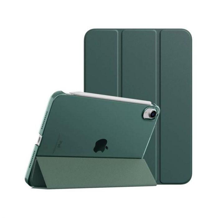 Чохол-книжка BeCover Tri Fold Hard для Apple iPad Mini 7 2024 8.3" Dark Green (712451)