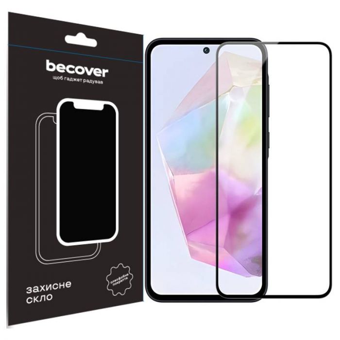 Захисне скло BeCover для Samsung Galaxy S24 FE SM-S721 Black (712485)