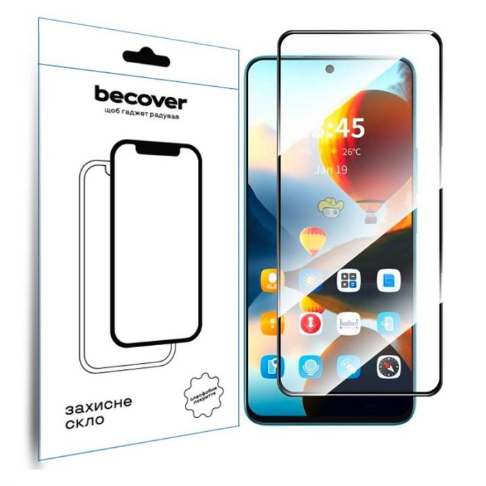 Захисне скло BeCover для Infinix Hot 50 Pro (X6881) Black (712488)