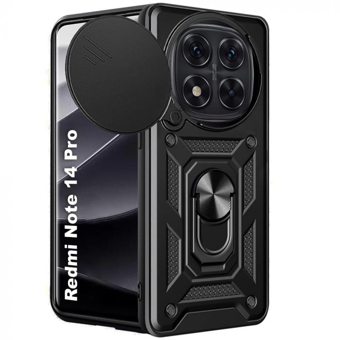 Чохол-накладка BeCover Military для Xiaomi Redmi Note 14 Pro 5G Black (712869)