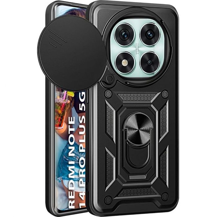 Чохол-накладка BeCover Military для Xiaomi Redmi Note 14 Pro Plus 5G Black (712871)