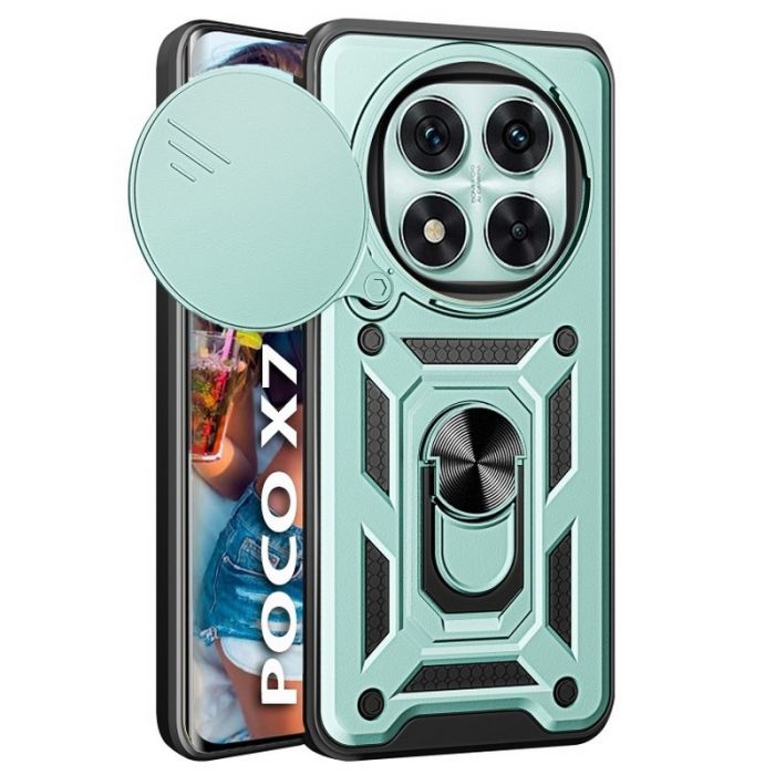 Чохол-накладка BeCover Military для Poco X7 Dark Green (712874)