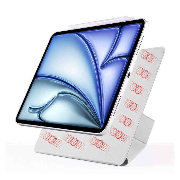 Чохол-книжка BeCover Ultra Slim Origami Magnetic для Apple iPad mini 7 (2024) Gray (712949)